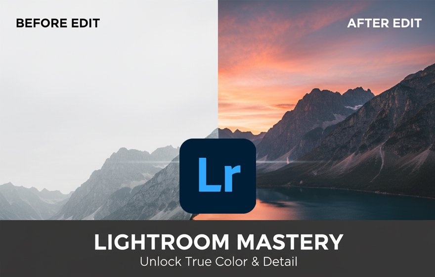 Lightroom Editing Mastery Course – From RAW to Stunning Photos